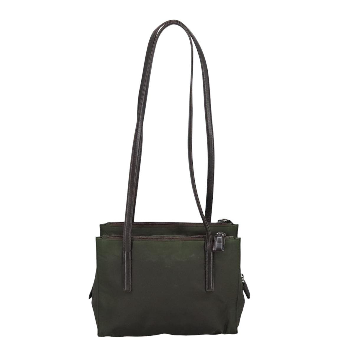 Prada Khaki Synthetic Shoulder Bag (Pre-Owned) Size ONE SIZE - 2 Thumbnail