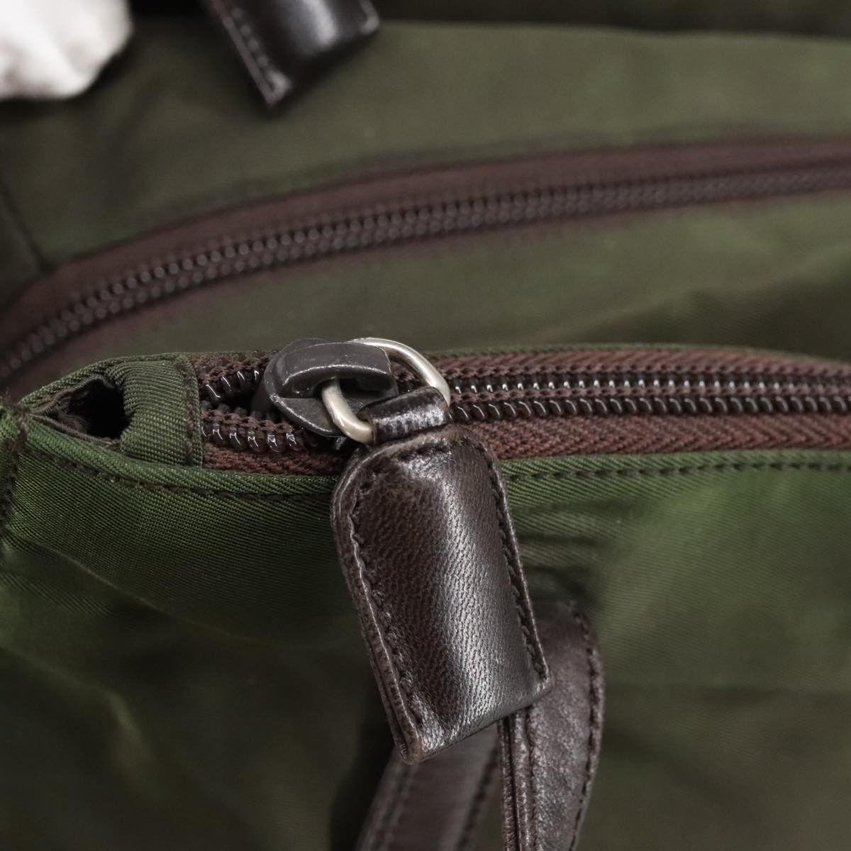 Prada Khaki Synthetic Shoulder Bag (Pre-Owned) Size ONE SIZE - 15 Thumbnail