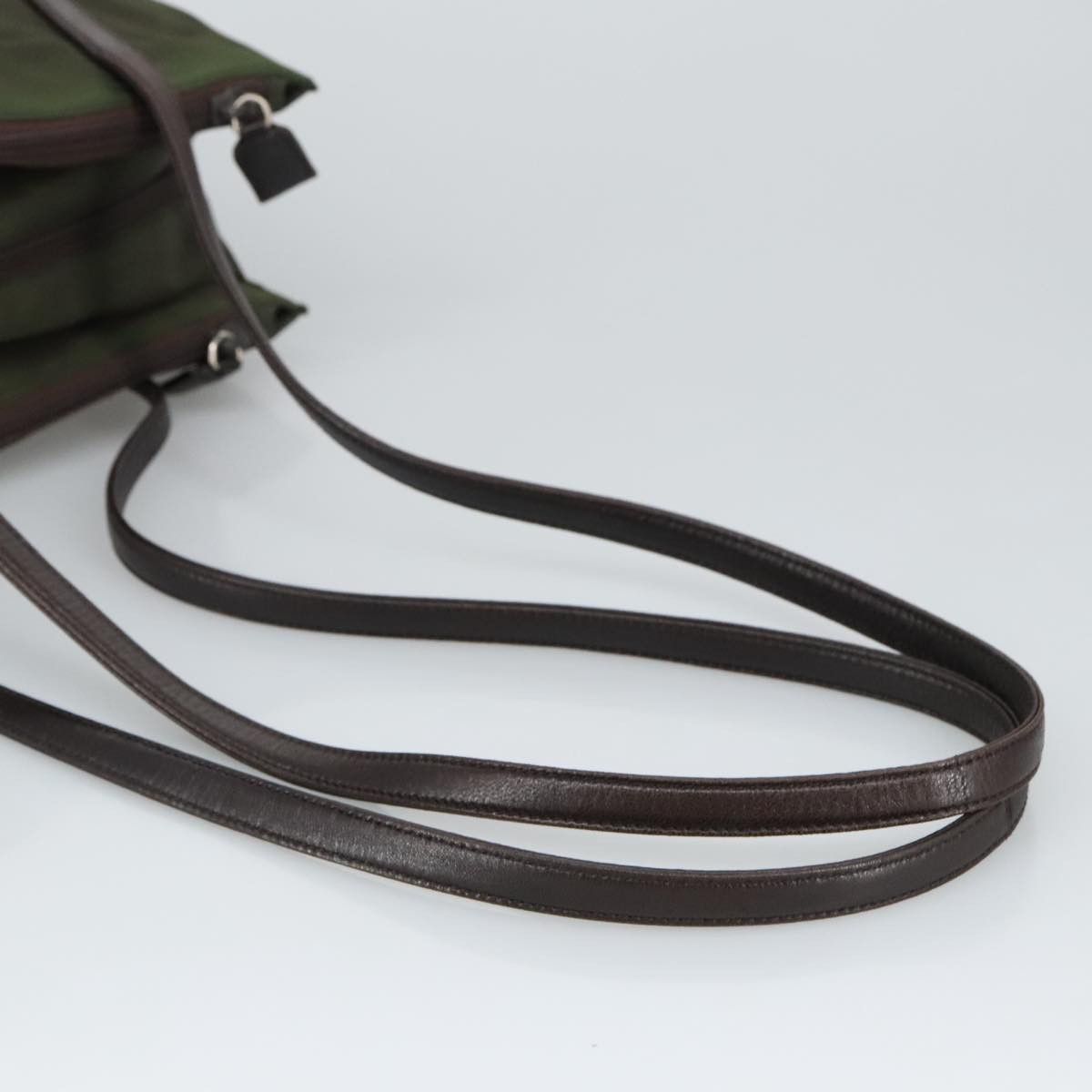 Prada Khaki Synthetic Shoulder Bag (Pre-Owned) Size ONE SIZE - 5 Thumbnail