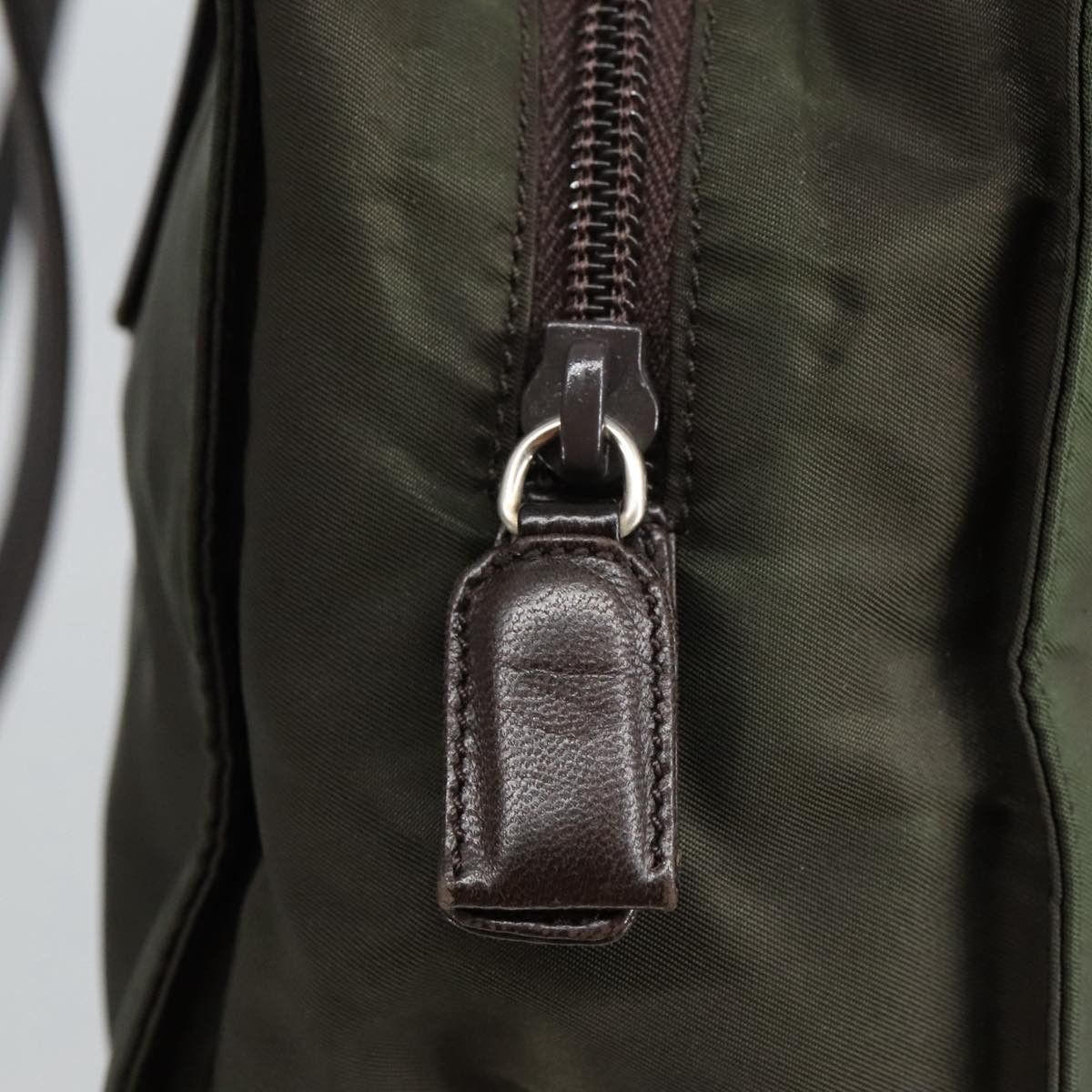 Prada Khaki Synthetic Shoulder Bag (Pre-Owned) Size ONE SIZE - 14 Thumbnail