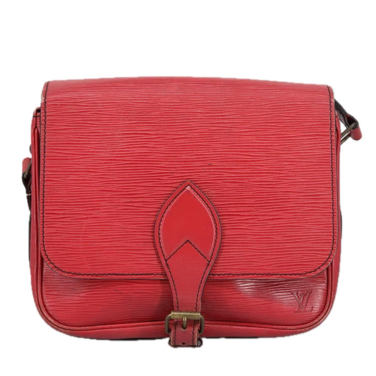Louis Vuitton Cartouchiere Red Leather Shoulder Bag (Pre-Owned) Size ONE SIZE - 18 Thumbnail