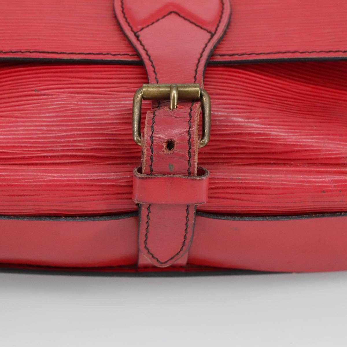 Louis Vuitton Cartouchiere Red Leather Shoulder Bag (Pre-Owned) Size ONE SIZE - 13 Thumbnail