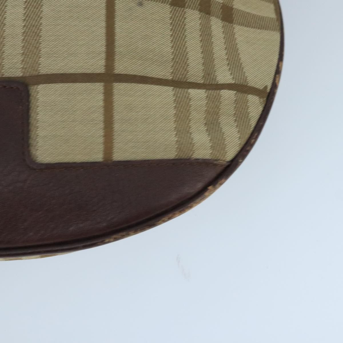 Burberry Nova Check Beige Canvas Shoulder Bag (Pre-Owned) Size ONE SIZE - 6 Thumbnail
