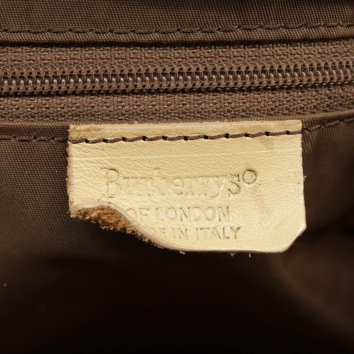 Burberry Nova Check Beige Canvas Shoulder Bag (Pre-Owned) Size ONE SIZE - 16 Thumbnail