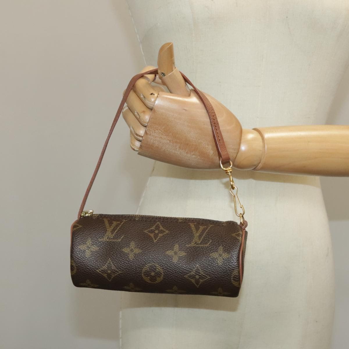 Louis Vuitton Mini Baby Papillon Brown Canvas Clutch Bag (Pre-Owned) Size ONE SIZE - 17 Thumbnail
