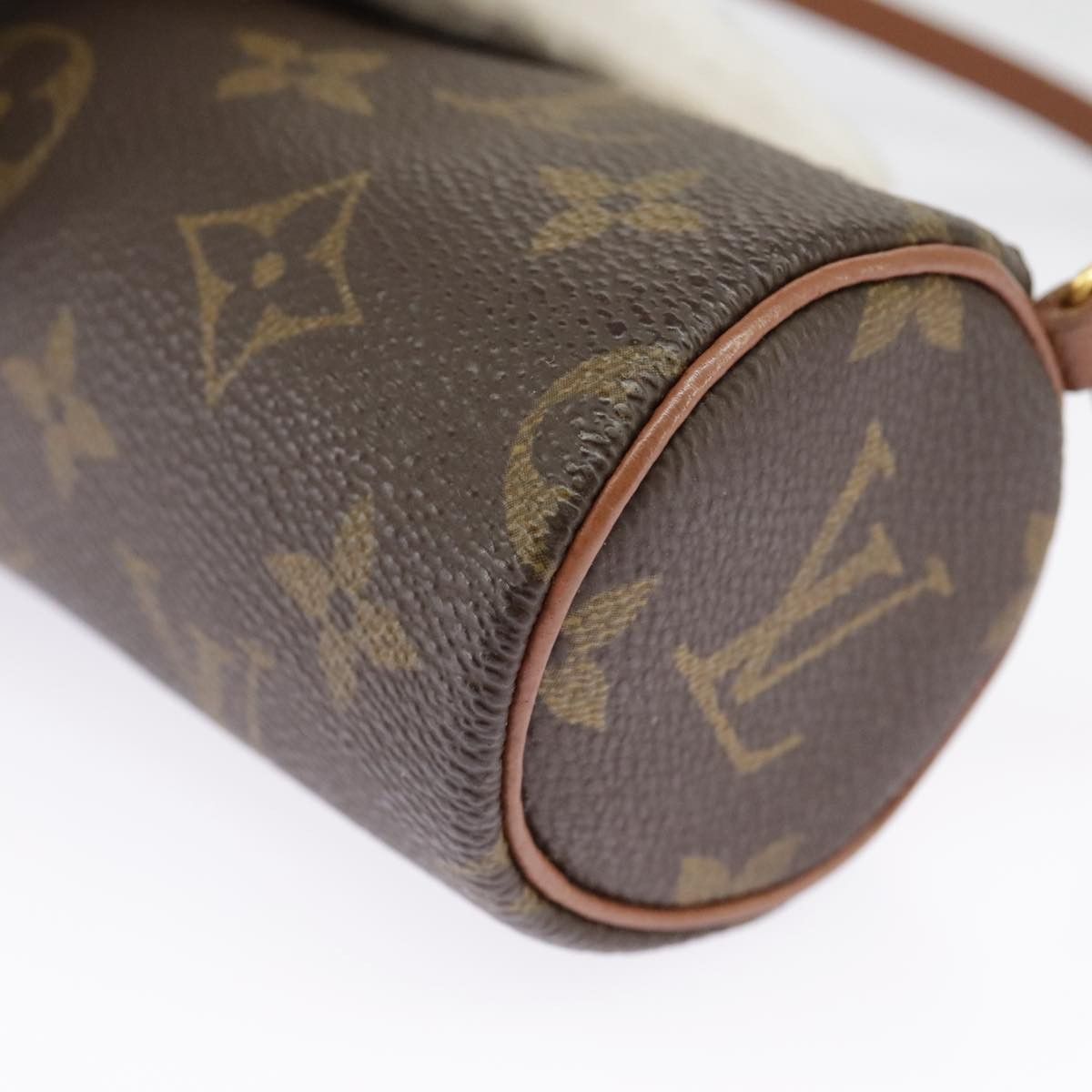 Louis Vuitton Mini Baby Papillon Brown Canvas Clutch Bag (Pre-Owned) Size ONE SIZE - 10 Thumbnail