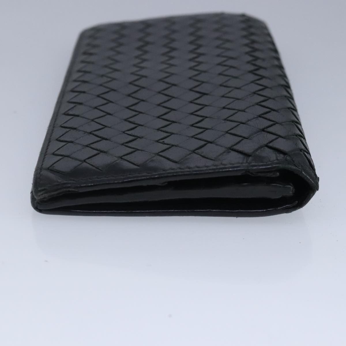 Bottega Veneta Intrecciato Black Leather Wallet (Pre-Owned) Size ONE SIZE - 10 Thumbnail