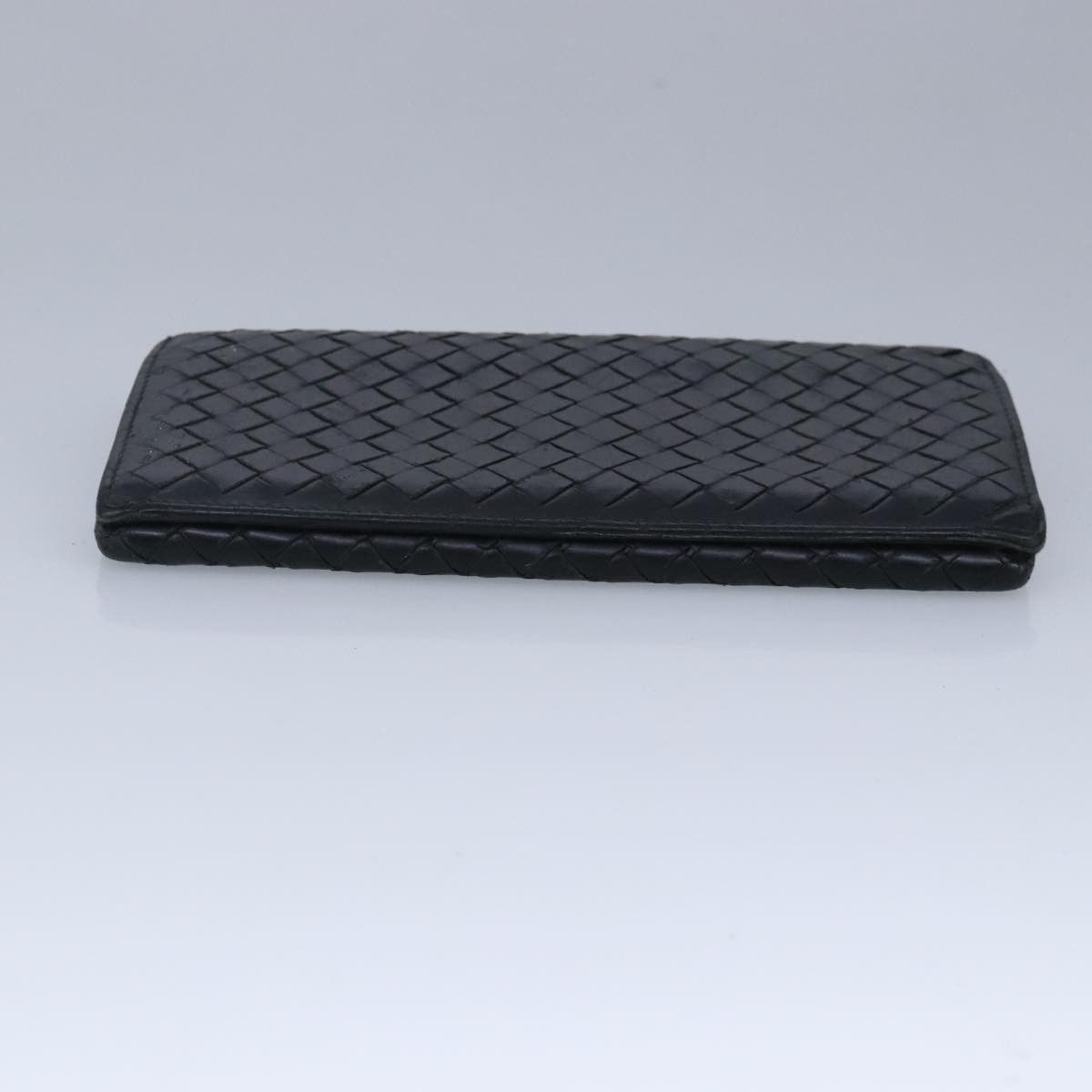 Bottega Veneta Intrecciato Black Leather Wallet (Pre-Owned) Size ONE SIZE - 11 Thumbnail