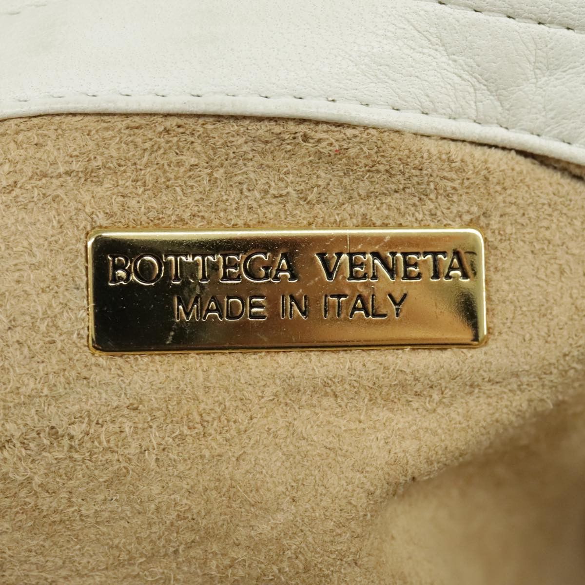 Bottega Veneta Intrecciato White Leather Shoulder Bag (Pre-Owned) Size ONE SIZE - 15 Thumbnail