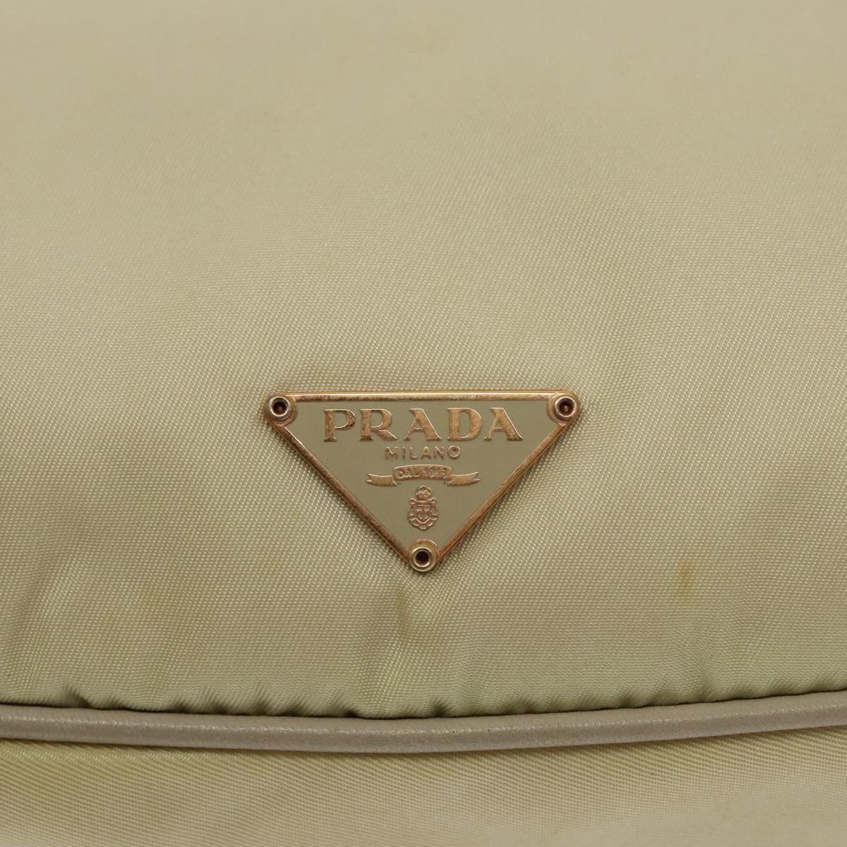 Prada Tessuto Ecru Synthetic Shoulder Bag (Pre-Owned) Size ONE SIZE - 18 Thumbnail