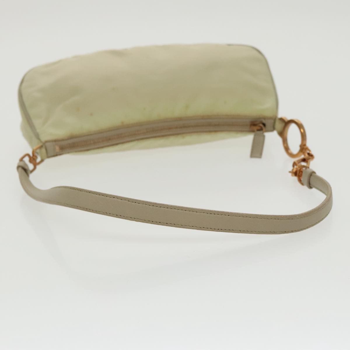 Prada Tessuto Ecru Synthetic Shoulder Bag (Pre-Owned) Size ONE SIZE - 4 Thumbnail