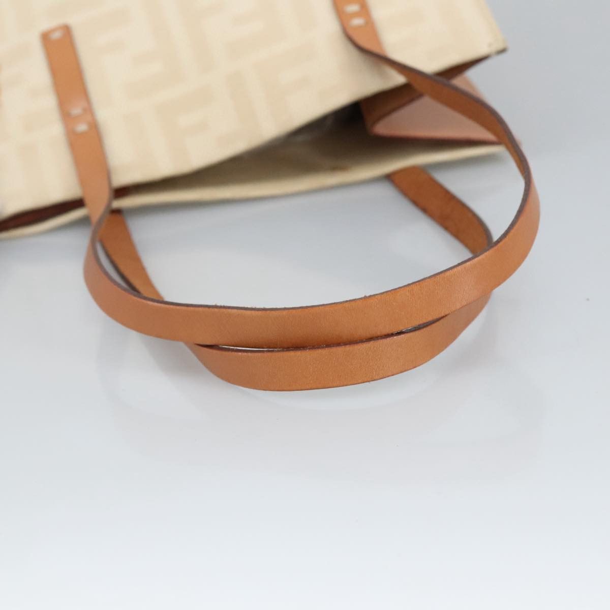 Fendi White Canvas Tote Bag (Pre-Owned) Size ONE SIZE - 5 Thumbnail