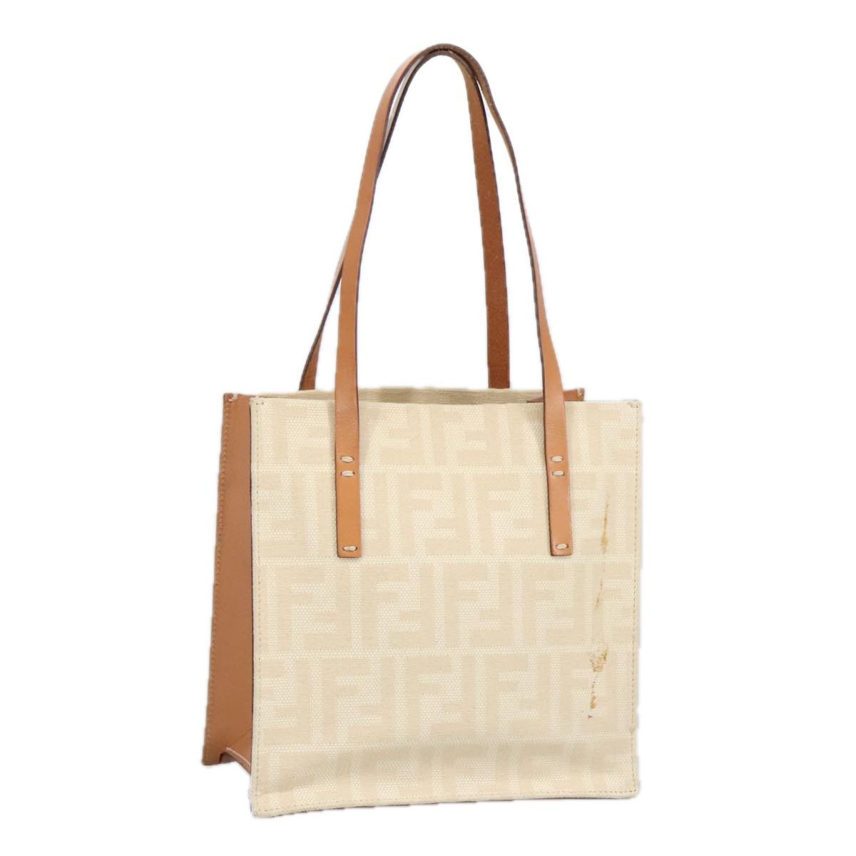 Fendi White Canvas Tote Bag (Pre-Owned) Size ONE SIZE - 16 Thumbnail