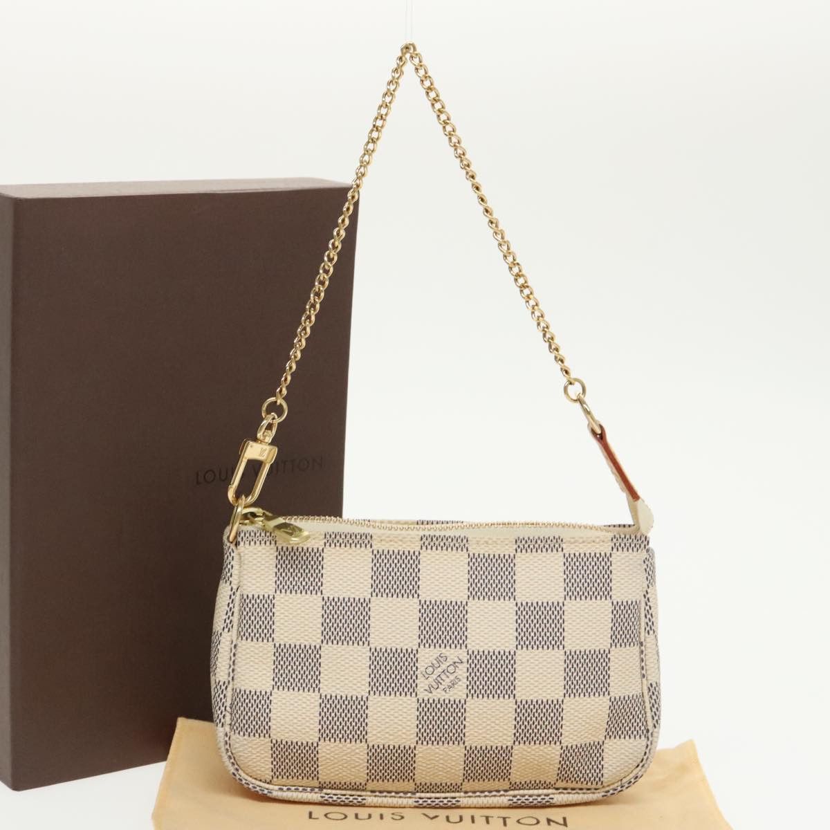 Louis Vuitton Pochette Accessoire Grey Canvas Handbag (Pre-Owned) Size ONE SIZE - 11 Thumbnail