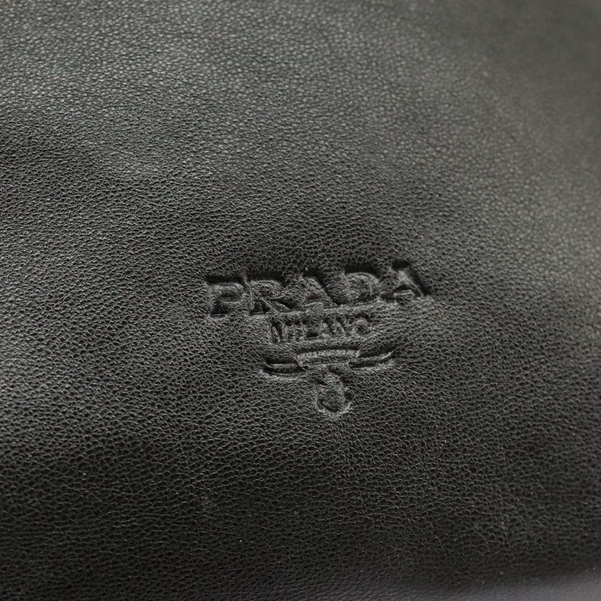Prada Black Leather Handbag (Pre-Owned) Size ONE SIZE - 20 Thumbnail