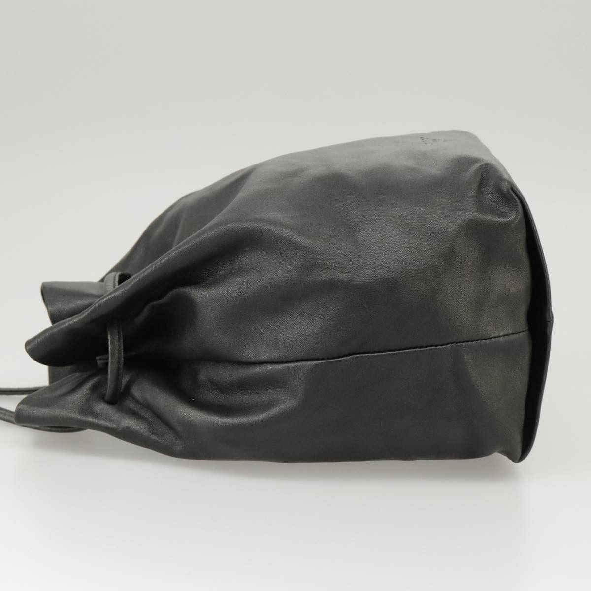 Prada Black Leather Handbag (Pre-Owned) Size ONE SIZE - 3 Thumbnail