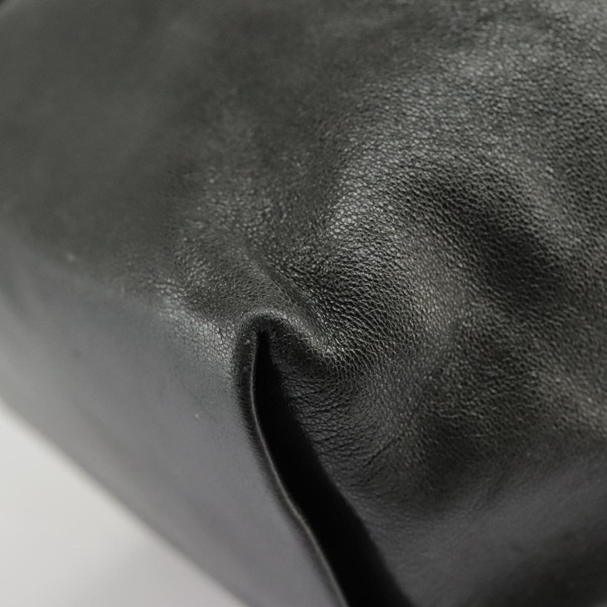 Prada Black Leather Handbag (Pre-Owned) Size ONE SIZE - 10 Thumbnail