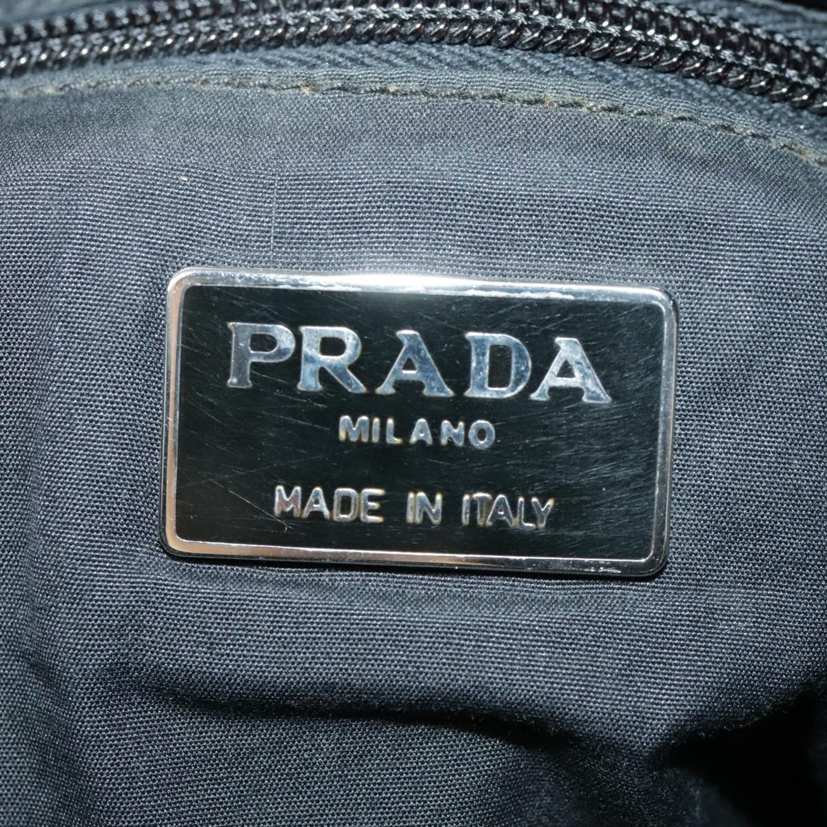 Prada Black Leather Handbag (Pre-Owned) Size ONE SIZE - 13 Thumbnail