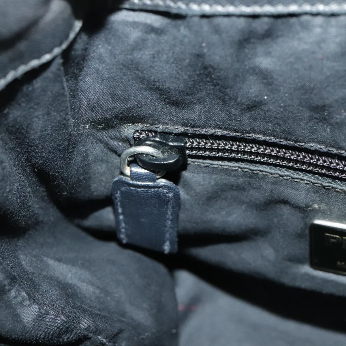 Prada Black Leather Handbag (Pre-Owned) Size ONE SIZE - 11 Thumbnail