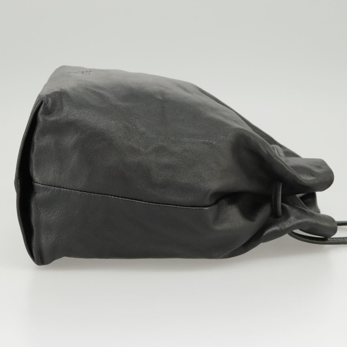 Prada Black Leather Handbag (Pre-Owned) Size ONE SIZE - 4 Thumbnail