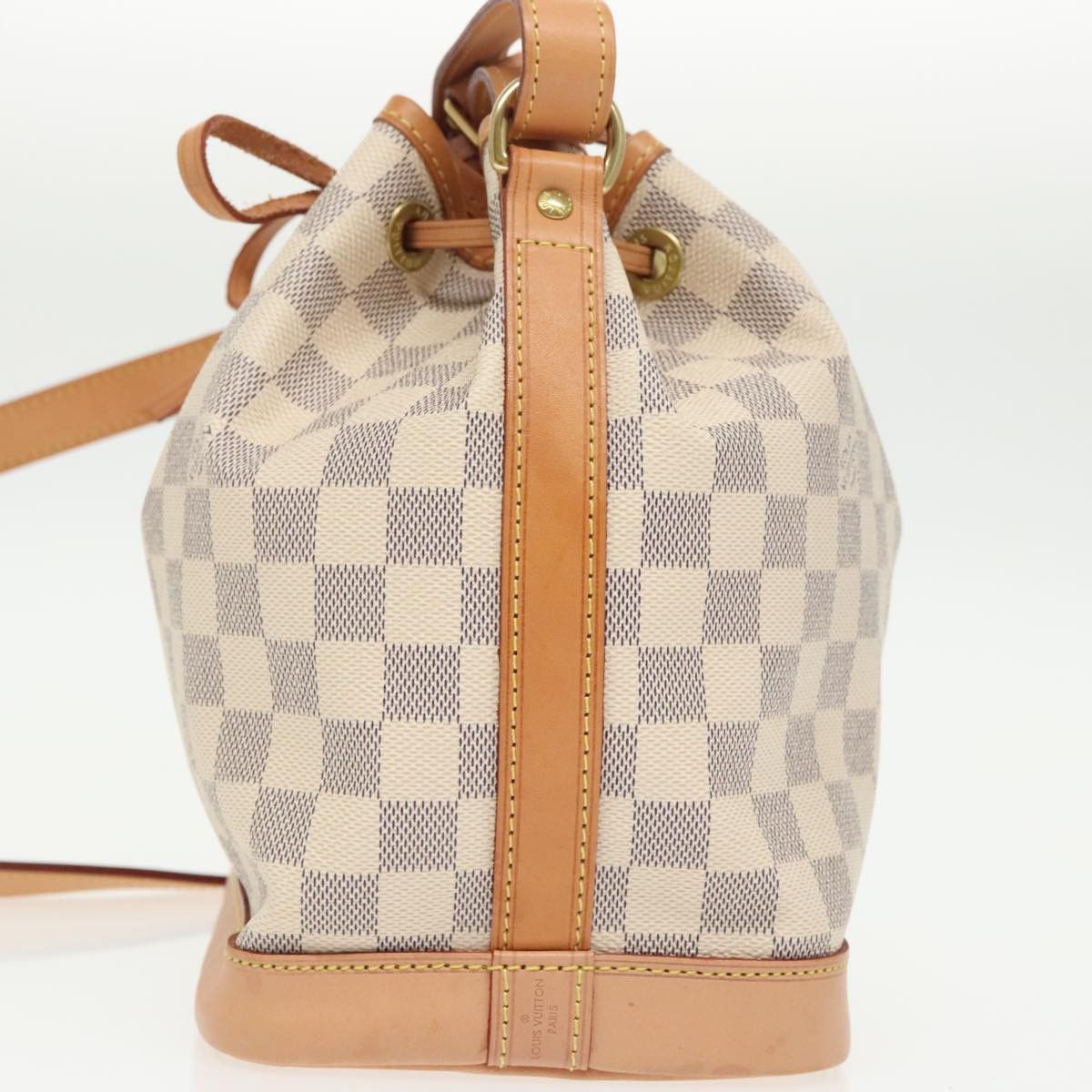Louis Vuitton Noé White Canvas Shoulder Bag (Pre-Owned) Size ONE SIZE - 3 Thumbnail