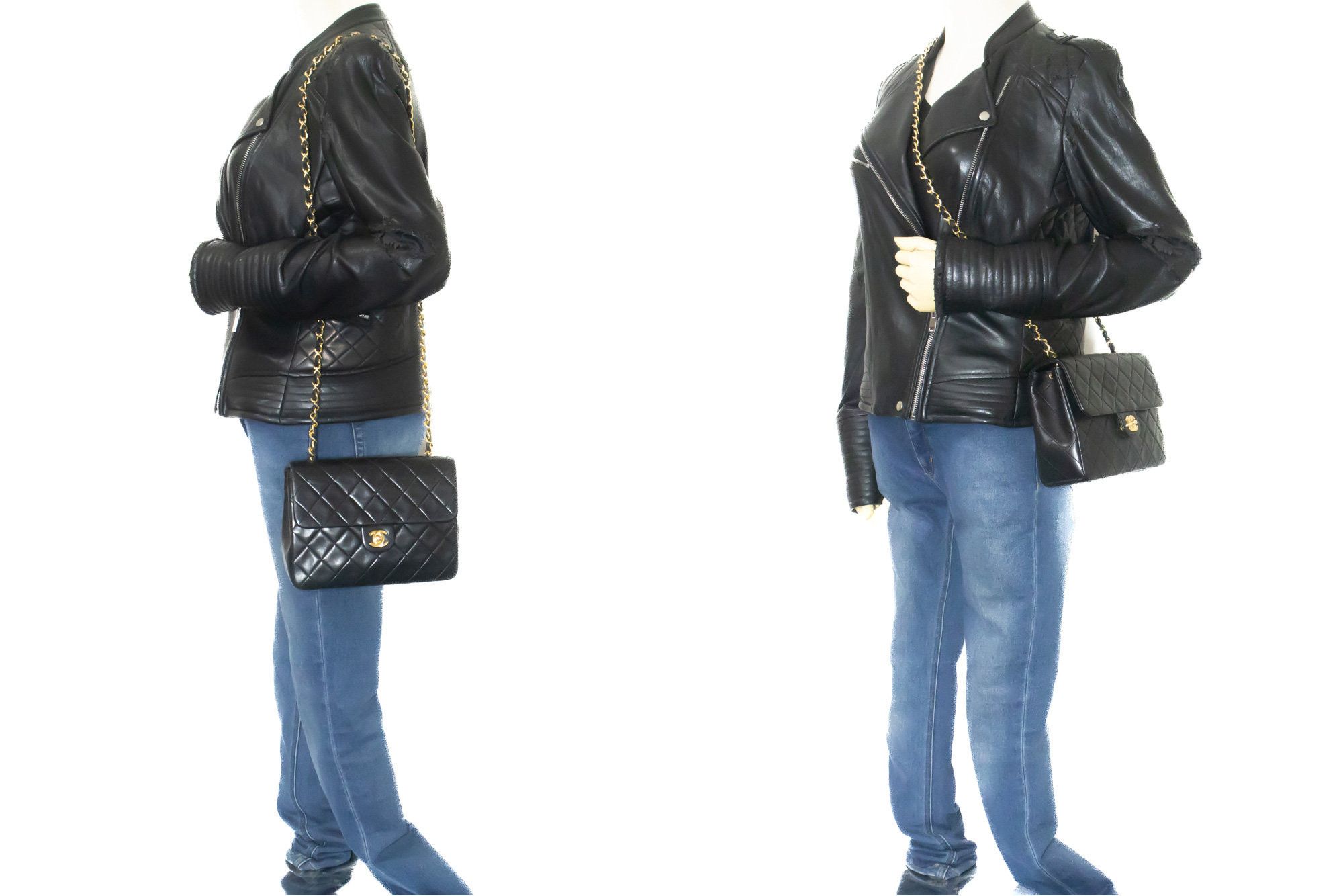 Chanel Black Leather Shoulder Bag (Pre-Owned) Size ONE SIZE - 10 Thumbnail