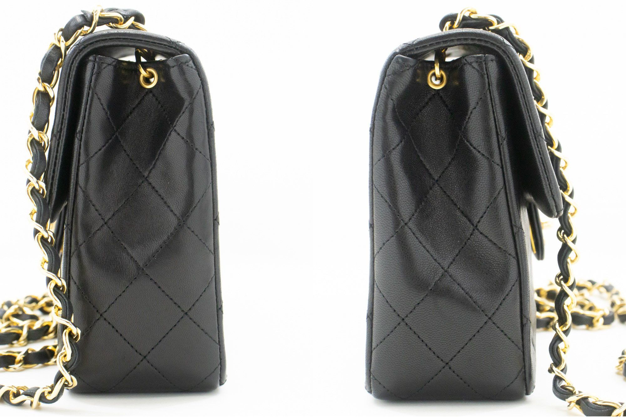 Chanel Black Leather Shoulder Bag (Pre-Owned) Size ONE SIZE - 3 Thumbnail
