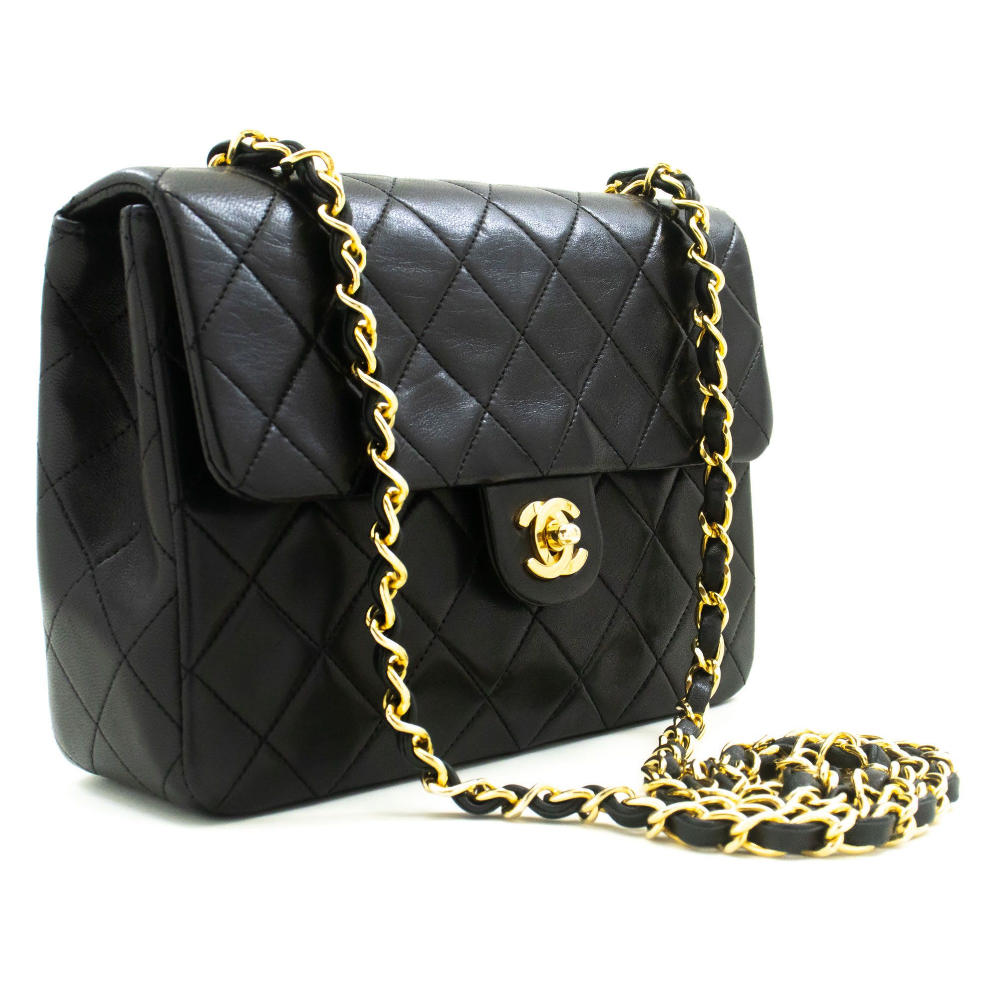 Chanel Black Leather Shoulder Bag (Pre-Owned) Size ONE SIZE - 12 Thumbnail