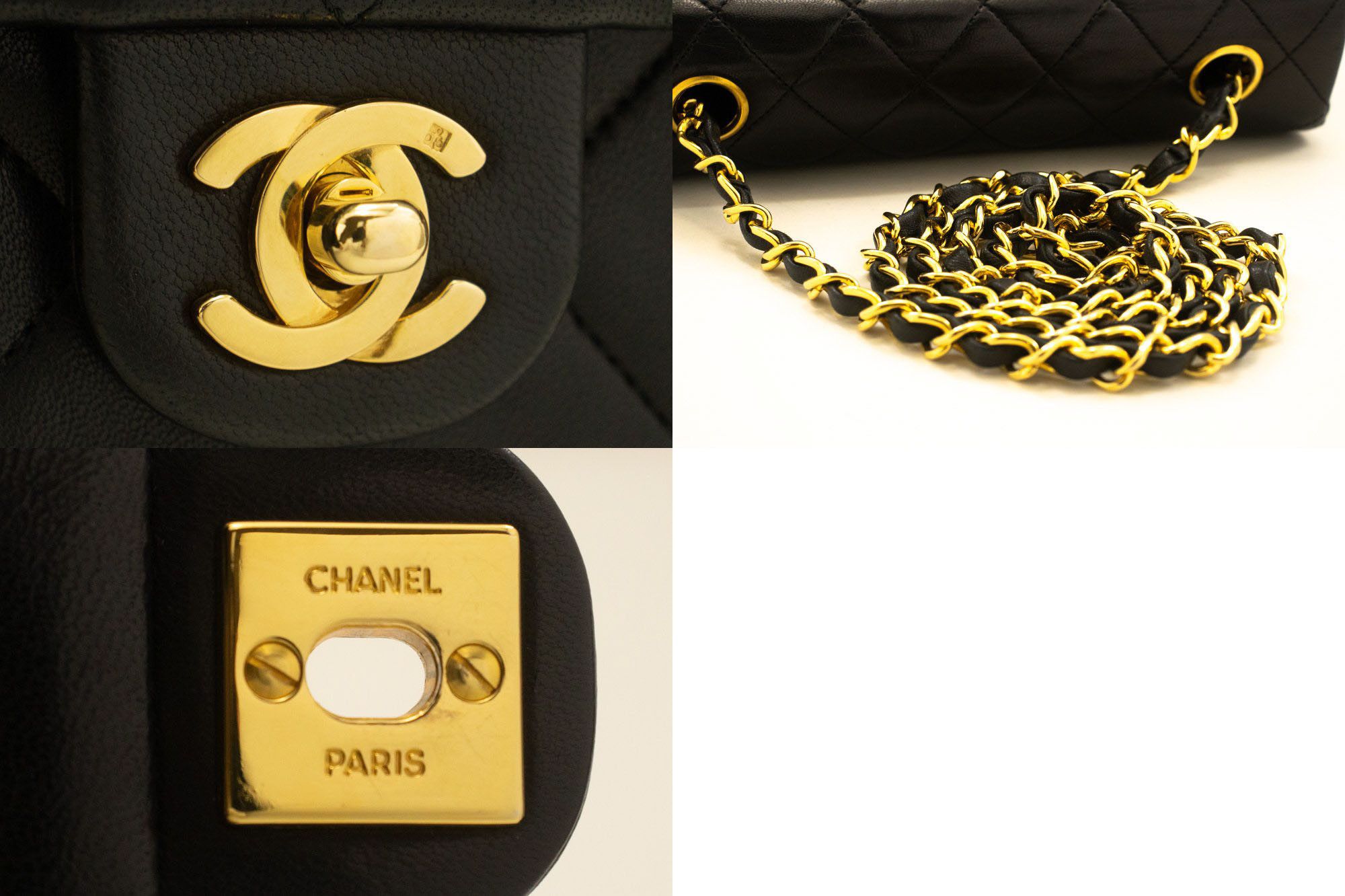 Chanel Black Leather Shoulder Bag (Pre-Owned) Size ONE SIZE - 6 Thumbnail