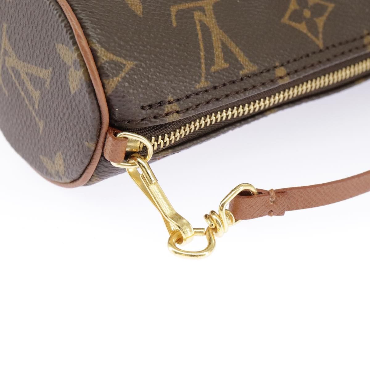 Louis Vuitton Mini Baby Papillon Brown Canvas Clutch Bag (Pre-Owned) Size ONE SIZE - 14 Thumbnail