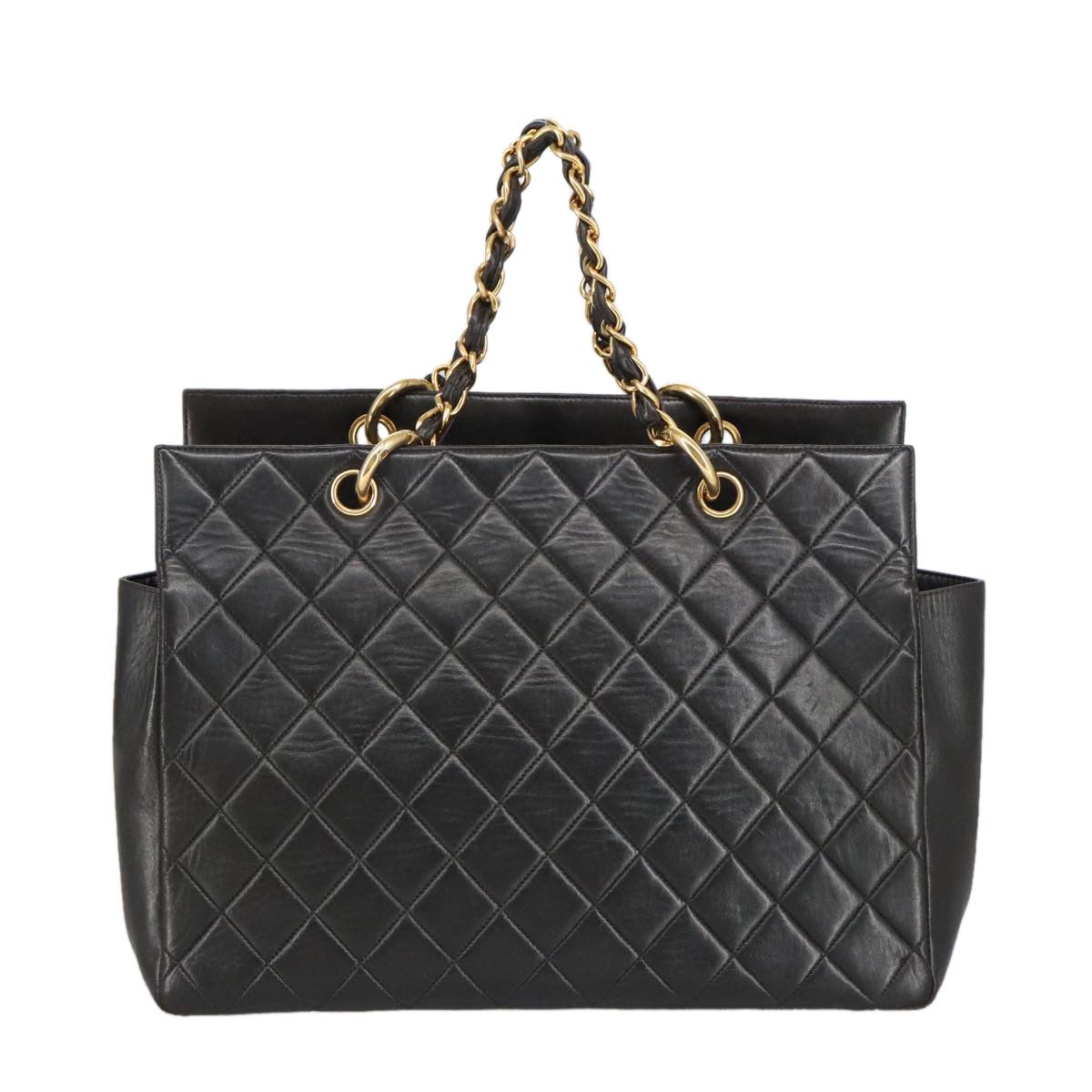Chanel Shopping Black Leather Handbag (Pre-Owned) Size ONE SIZE - 2 Thumbnail