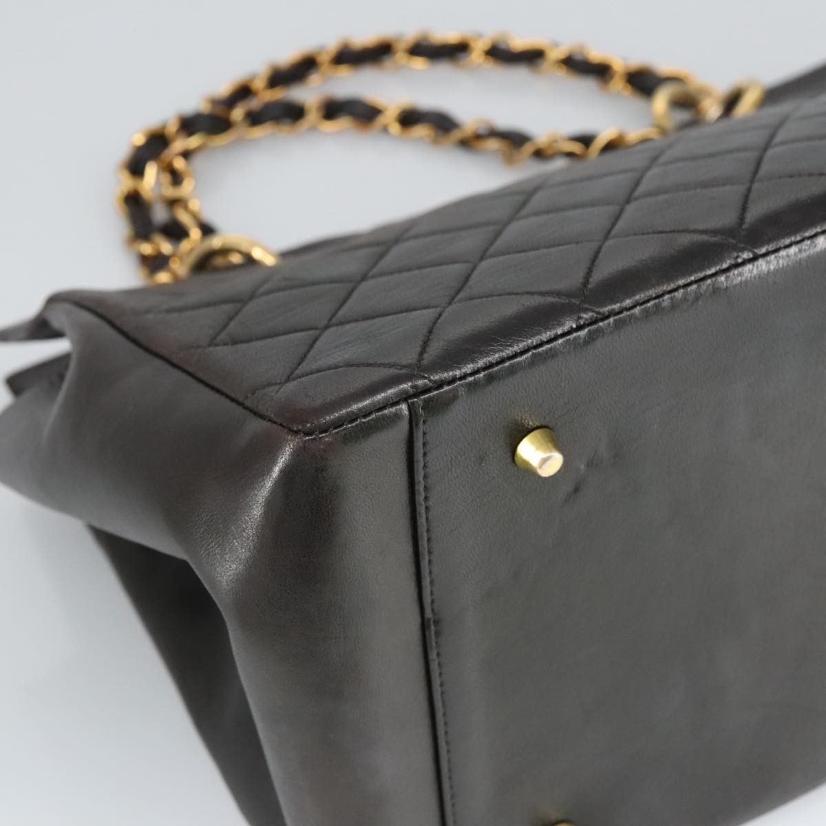 Chanel Shopping Black Leather Handbag (Pre-Owned) Size ONE SIZE - 17 Thumbnail