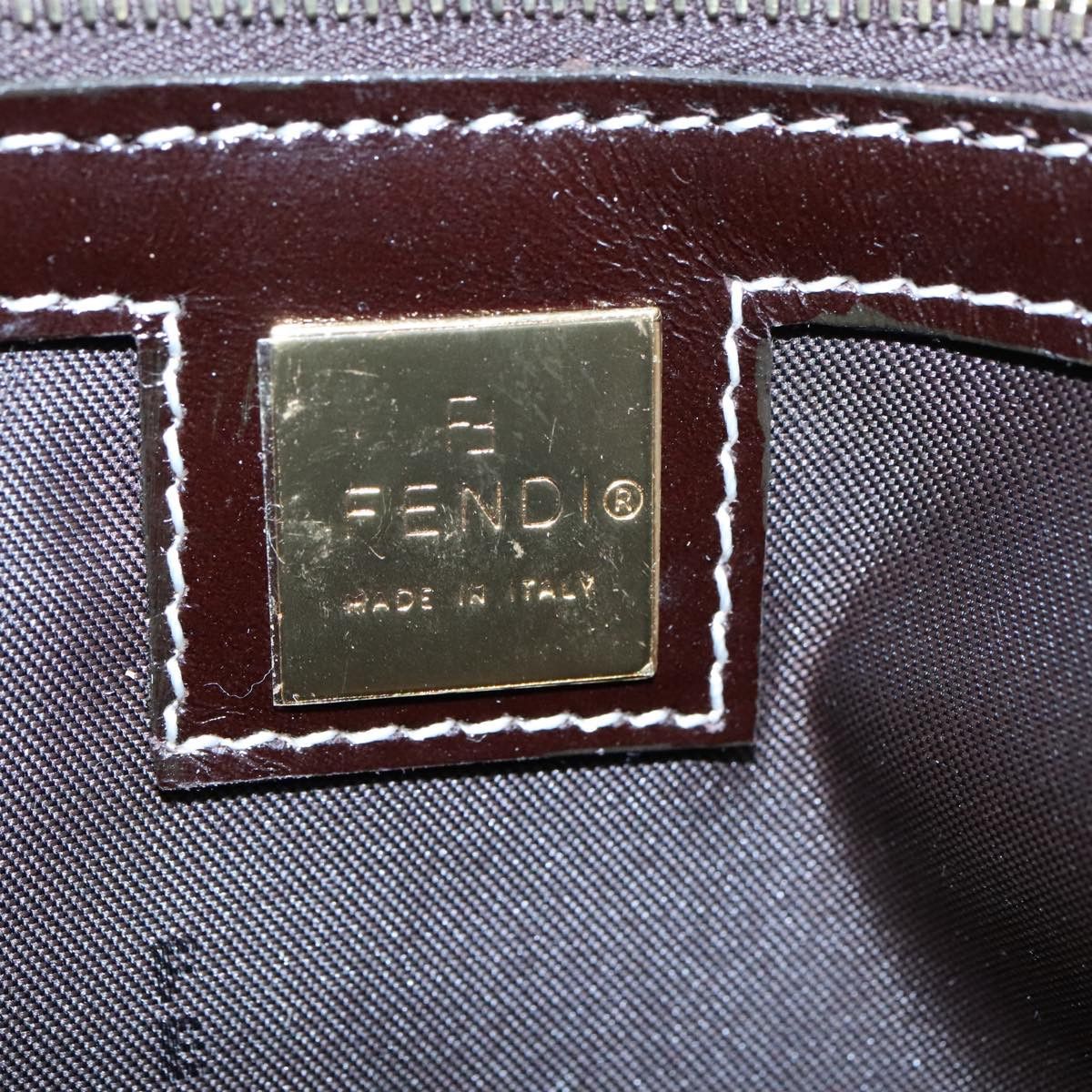 Fendi Baguette Brown Canvas Shoulder Bag (Pre-Owned) Size ONE SIZE - 14 Thumbnail