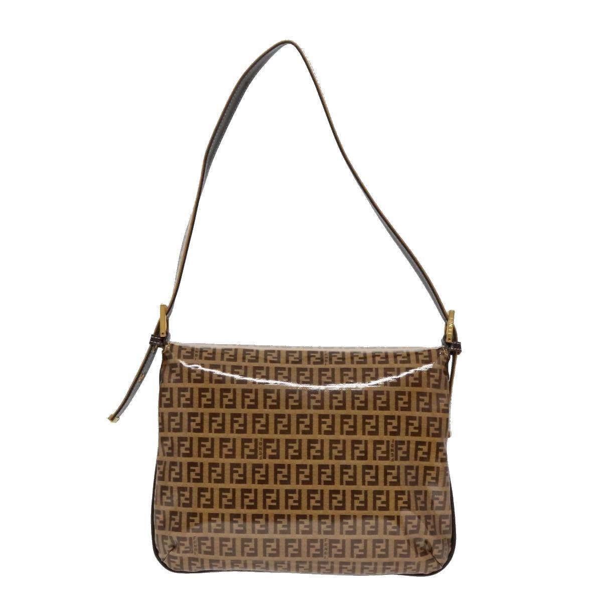 Fendi Baguette Brown Canvas Shoulder Bag (Pre-Owned) Size ONE SIZE - 2 Thumbnail