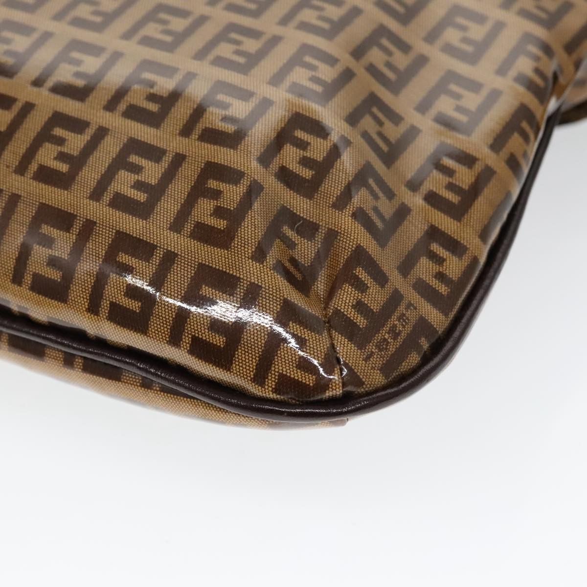 Fendi Baguette Brown Canvas Shoulder Bag (Pre-Owned) Size ONE SIZE - 9 Thumbnail