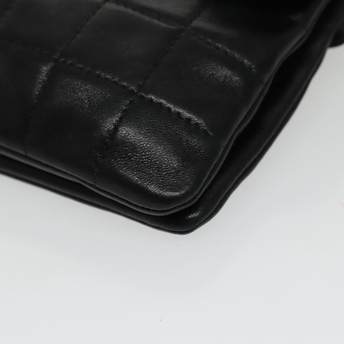 Chanel 2,55 Black Leather Clutch Bag (Pre-Owned) Size ONE SIZE - 12 Thumbnail