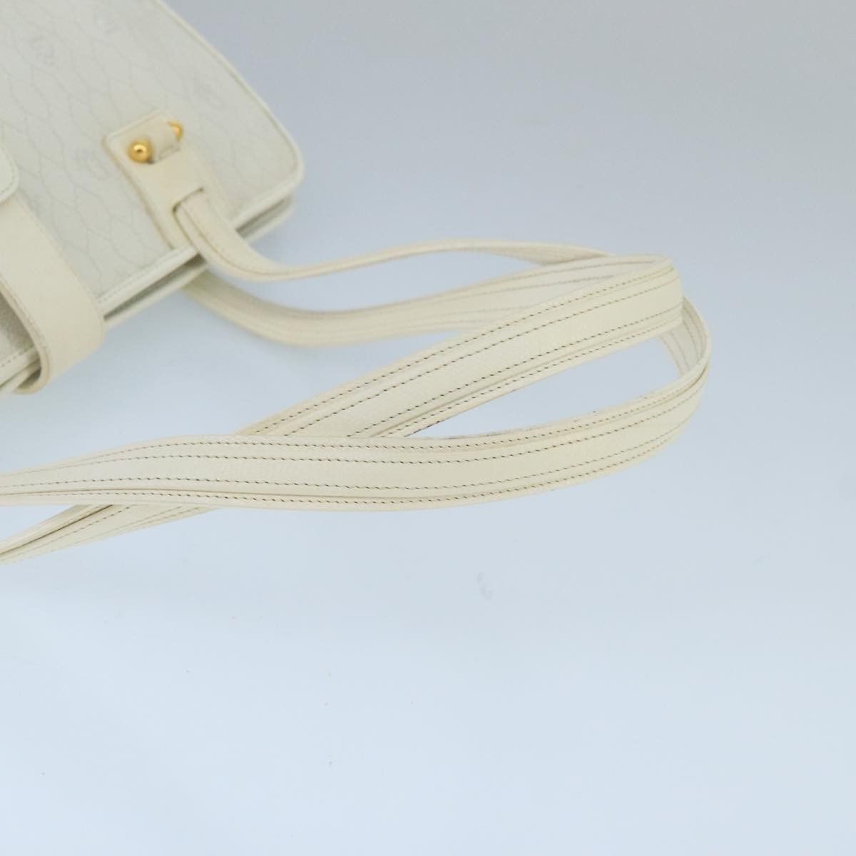 Dior Honeycomb White Canvas Shoulder Bag (Pre-Owned) Size ONE SIZE - 5 Thumbnail
