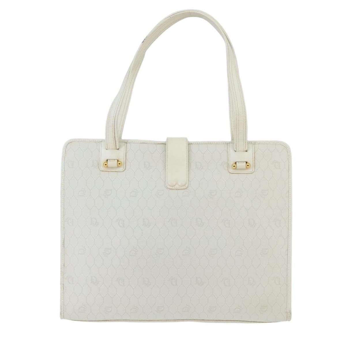 Dior Honeycomb White Canvas Shoulder Bag (Pre-Owned) Size ONE SIZE - 2 Thumbnail