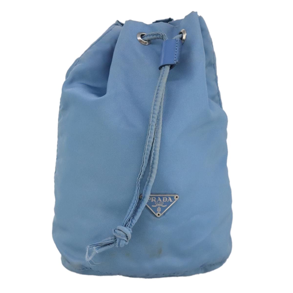 Prada Tessuto Blue Synthetic Clutch Bag (Pre-Owned) Size ONE SIZE - 17 Thumbnail