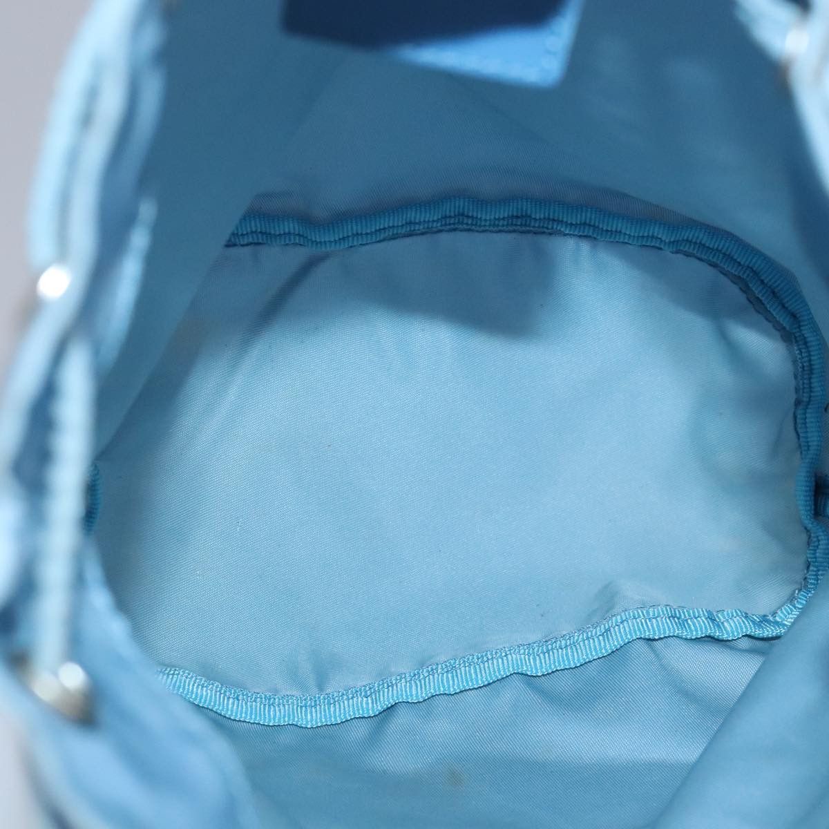 Prada Tessuto Blue Synthetic Clutch Bag (Pre-Owned) Size ONE SIZE - 7 Thumbnail