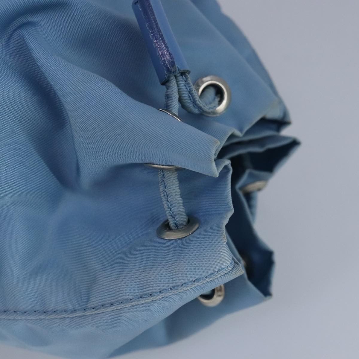 Prada Tessuto Blue Synthetic Clutch Bag (Pre-Owned) Size ONE SIZE - 4 Thumbnail