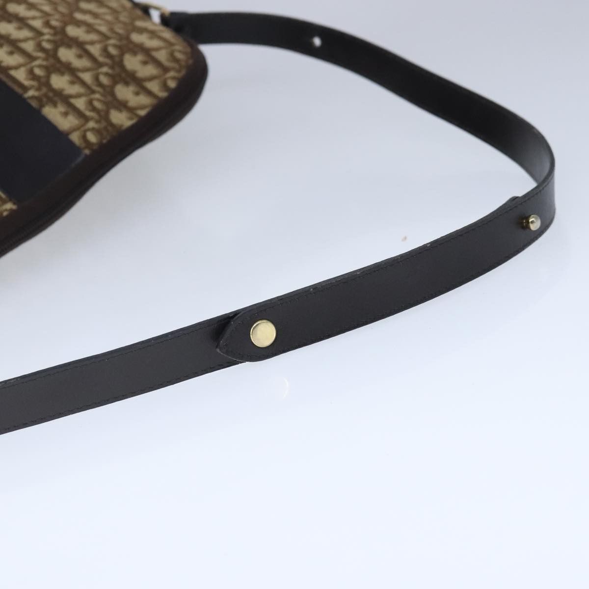 Dior Trotteur Beige Canvas Shoulder Bag (Pre-Owned) Size ONE SIZE - 4 Thumbnail
