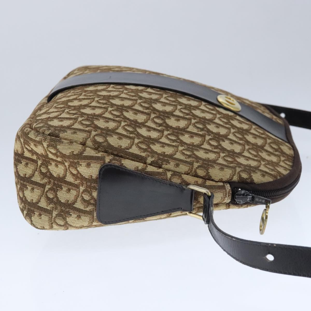 Dior Trotteur Beige Canvas Shoulder Bag (Pre-Owned) Size ONE SIZE - 12 Thumbnail
