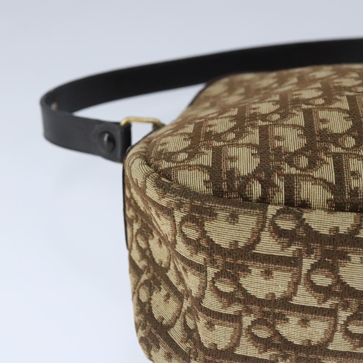 Dior Trotteur Beige Canvas Shoulder Bag (Pre-Owned) Size ONE SIZE - 6 Thumbnail