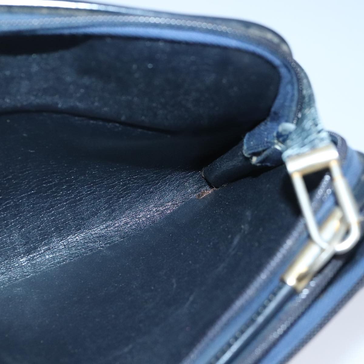 Dior Trotter Navy Canvas Shoulder Bag (Pre-Owned) Size ONE SIZE - 16 Thumbnail