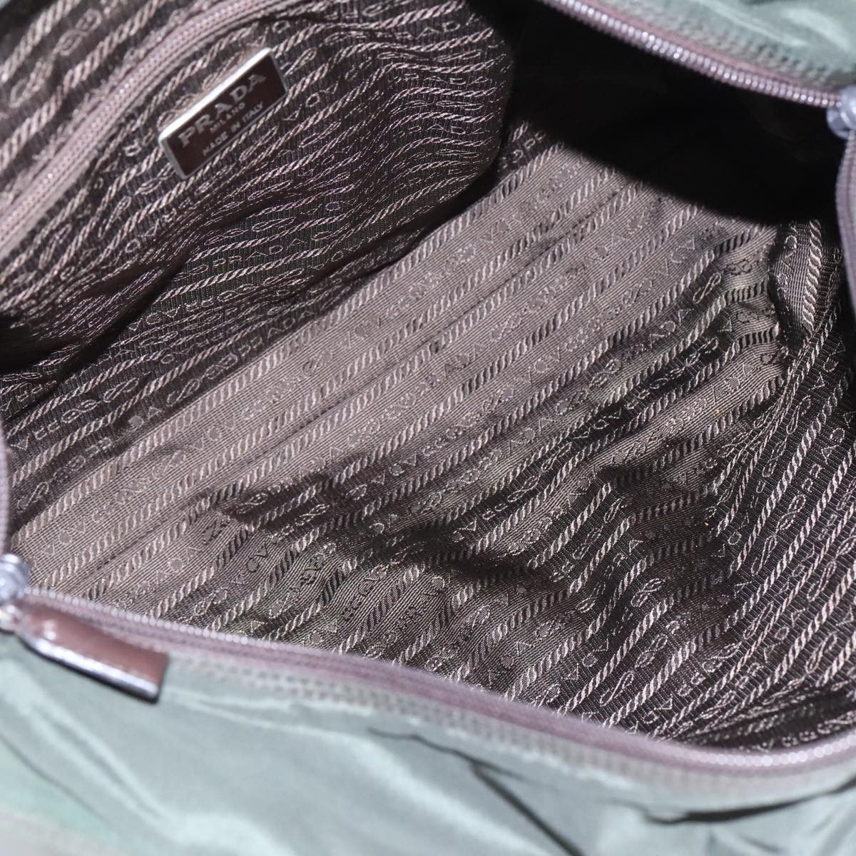 Prada Khaki Synthetic Tote Bag (Pre-Owned) Size ONE SIZE - 16 Thumbnail