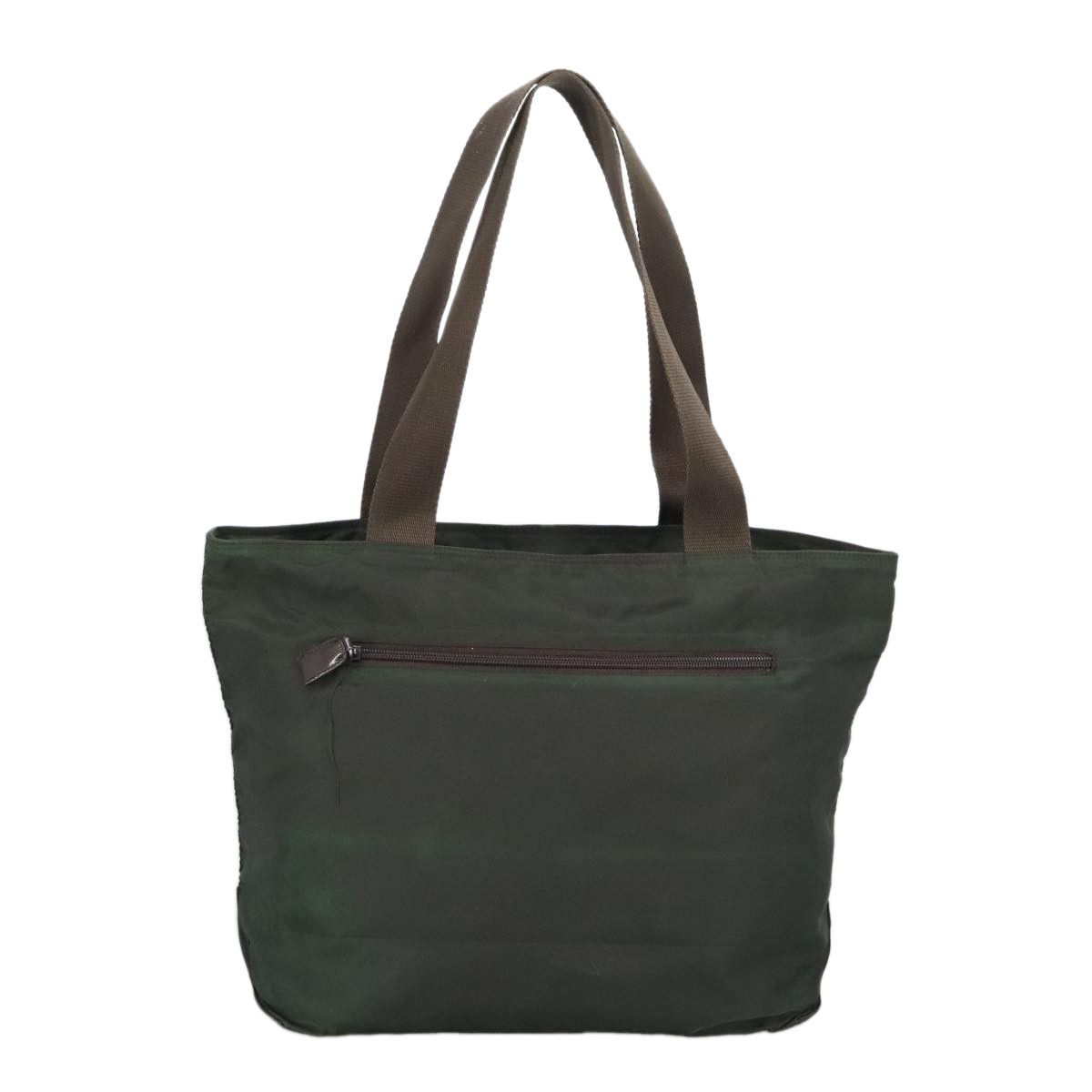 Prada Khaki Synthetic Tote Bag (Pre-Owned) Size ONE SIZE - 2 Thumbnail