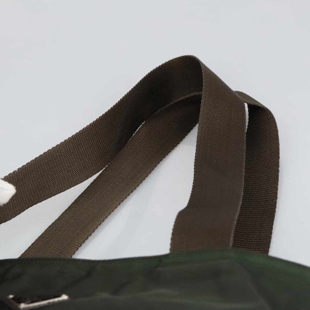 Prada Khaki Synthetic Tote Bag (Pre-Owned) Size ONE SIZE - 6 Thumbnail