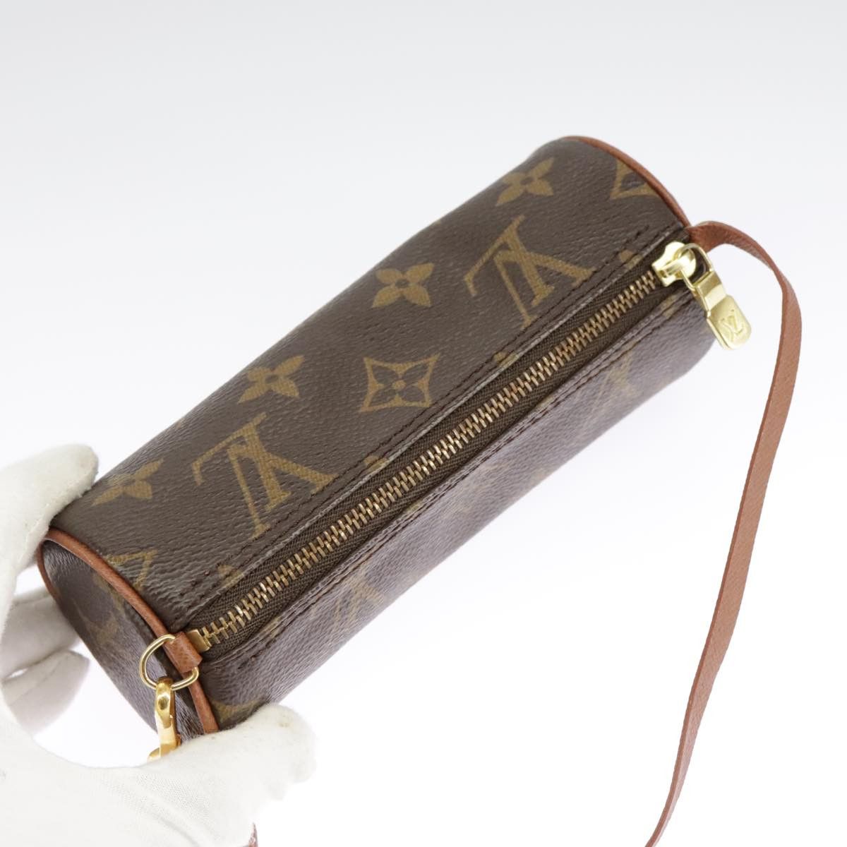 Louis Vuitton Mini Baby Papillon Brown Canvas Clutch Bag (Pre-Owned) Size ONE SIZE - 13 Thumbnail