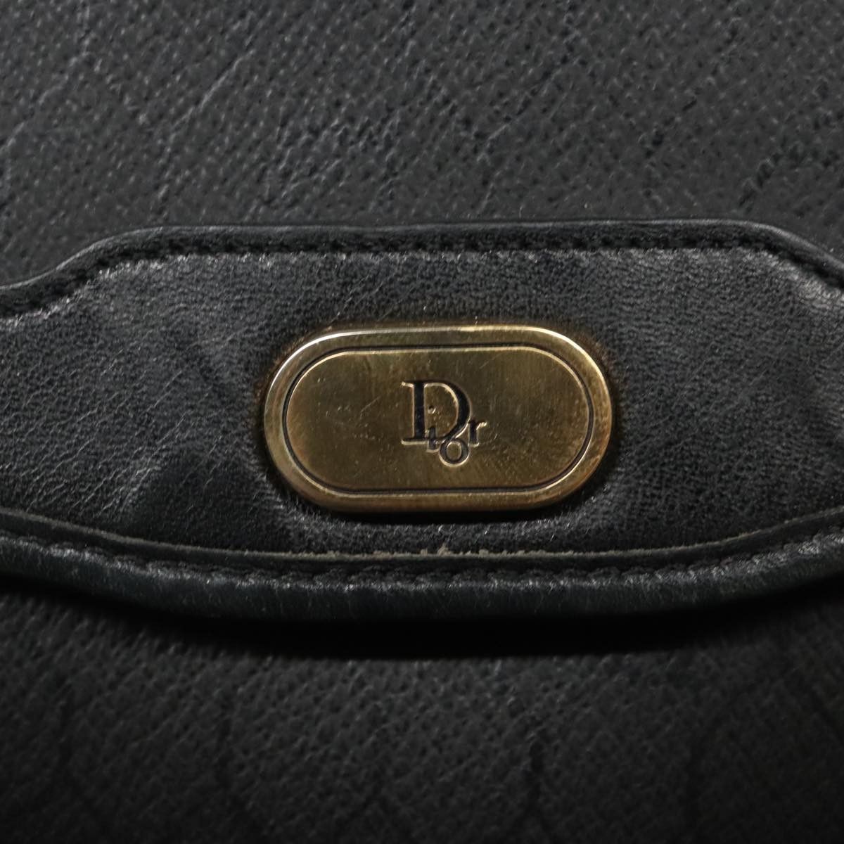 Dior Honeycomb Black Canvas Shoulder Bag (Pre-Owned) Size ONE SIZE - 13 Thumbnail